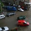 Mai multe zone ale municipiului Suceava au fost transformate de ploaia de ieri  în adevărate şenale navigabile