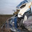 Trei români au murit şi 18 au fost răniţi într-un accident produs vineri dimineaţă în Ungaria, după ce microbuzul în care se aflau a fost implicat într-un accident pe autostrada M5. Foto: MTI