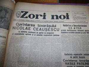 În loc de pastorală, sucevenii puteau citi de Crăciun despre realizările Partidului Comunist Român şi ale tovarăşului Nicolae Ceauşescu