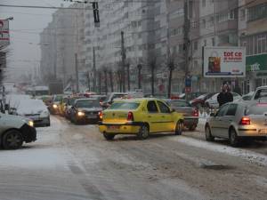 Zăpadă în municipiul Suceava, pe 2 decembrie