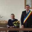 Comisar-şef Constantin Alistar, viceprimarul municipiului Rădăuţi, Tiberiu Epifanie Maerean, şi generalul (r) Vasile Moţoc