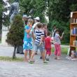 Zeci de suceveni au vizitat Parcul Cărţilor - Biblioteca în aer liber