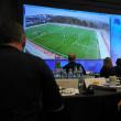 Imagini cu manifestarea de pe terenul LPS, în timpul Congresului UEFA