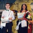 Titlurile de Miss şi Mister Boboc au fost acordate elevilor Diana Popovici şi Marian Creţan
