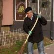 Primarul Ion Lungu, la facut curat pe strazile Sucevei