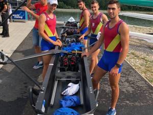 Echipajul de patru rame al României, cu trei suceveni în componenţă, a terminat concursul pe locul 2