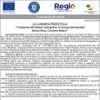 LA LANSAREA PROIECTULUI ”Creşterea eficienţei energetice la Şcoala Gimnazială Moara Nica, Comuna Moara”