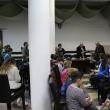 La competiție au participat peste o sută de copii, iubitori ai sportului minții din întreg județul