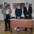 Pictorul profesor Constantin Ungureanu, Andrei Pennazio și profesorul Constantin Bulboacă