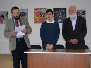 Pictorul profesor Constantin Ungureanu, Andrei Pennazio și profesorul Constantin Bulboacă