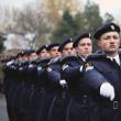 Elevii Colegiului Naţional Militar din Câmpulung  au participat anul acesta, în premieră, la parada militară de la Bucureşti Foto: Alexandru Helerea