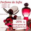 Reduceri de 20% la toată gama de parfumerie de lux, pe 6, 7 şi 8 martie, în magazinele Parfums de Sofia (PS)