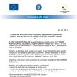 Comunicat de presă privind finalizarea implementării proiectului  „GRANT PENTRU CAPITAL DE LUCRU LA SC DSH COMPANY TURISM SRL”