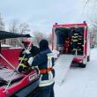 Autoşenilata cu care a fost transportat pacientul