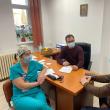 Prefectul Alexandru Moldovan s-a întâlnit cu directorul Spitalului Municipal Rădăuţi, Dan Vatră