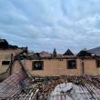 Dezastrul rămas în urma incendiului de la Putna