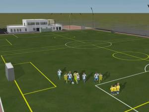 Proiectul bazei sportive cu teren de fotbal la dimensiuni UEFA și tribună de 500 de locuri
