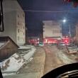 Alarmă majoră după un incendiu pornit la acoperișul unui bloc din Vatra Dornei
