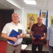Semnarea contractului de reparații stradale în municipiul Suceava, între primarul Ion Lungu si reprezentanții asocierii de firme
