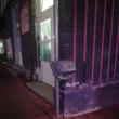 Coş de gunoi din zona centrală a orașului, distrus