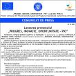 „PROGRES, INOVAŢIE, OPORTUNITATE - PIO” (cod SMIS 155921)