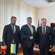 Deputatul Ioan Balan (dreapta) a discutat cu ambasadorul Ucrainei despre sprijinul acordat de România acestei țări