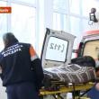 Femeia a fost adusă cu ambulanța la Spitalul Județean Suceava
