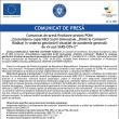 Comunicat de presă finalizare proiect POIM „Consolidarea capacității Școlii Gimnaziale „Dimitrie Cantemir” Rădăuți în vederea gestionării situației de pandemie generată de virusul SARS-COV-2”