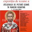 Expoziția atelierului de pictură  - icoană în manieră bizantină, la Muzeul de Istorie