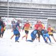 Meci frumos, cu răsturnare de scor, în derbiul Bucovinei jucat în zăpadă