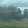 Incendiu violent la o fabrică de termopane din Salcea