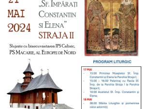 Fragmente din moaștele Sfinților „Împărați Constantin și Elena” vor fi dăruite Parohiei Straja II de Episcopia Ortodoxă Română a Europei de Nord