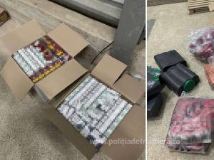Substanțe toxice pentru ucis șobolani și țigări de contrabandă, găsite într-o mașină care venea din Ucraina
