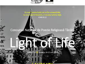 S-au desemnat câștigătorii Concursului național de poezie religioasă tânără „Light of Life”, ediția a II-a