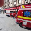 Două femei au ajuns la spital după ce s-au ciocnit în incinta unui magazin din centrul Sucevei