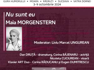 Actrița Maia Morgenstern, invitată la Templul Mare din Rădăuți, în cadrul proiectului „Istorie și Muzică III”