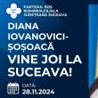 Președinta S.O.S. România, Diana Șoșoacă, va fi prezentă joi în județul Suceava