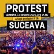 Protest AUR, prin marș și miting, sâmbătă, în centrul Sucevei