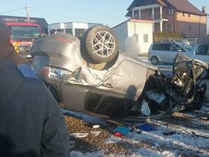 Două accidente s-au produs aproape simultan, la Marginea și Milișăuți