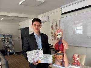 Student USV, premiat la Conferința Națională de Bioinginerie de la Iași