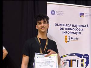 Elev al Liceului cu Program Sportiv, laureat la Buzău, la Olimpiada de Tehnologia Informației