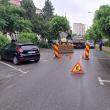 Circulație rutieră întreruptă din cauza unei avarii la rețeaua de apă, pe Aleea Trandafirilor, din municipiul Suceava