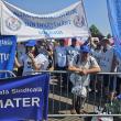 Angajați din învățământul sucevean au protestat la București