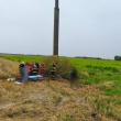S-a răsturnat cu un autovehicul Porsche, dar a scăpat cu răni relativ ușoare