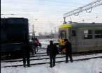Tren personal, deraiat la intrarea in Gara  Burdujeni din cauza gerului extrem