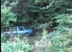 Pierdut maşină în pădurea de la Adâncata