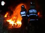Incendiu apocaliptic la un depozit de anvelope din Rădăuţi