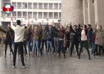 Flash mob francofon, pe esplanada Casei de Cultură Suceava