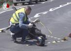 Mopedist accidentat de un şofer care nu i-a dat prioritate