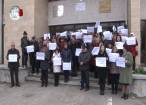 Protest al angajaţilor APIA Suceava, care acuză discriminări la salarizare şi nu vor să accepte diminuarea acestora